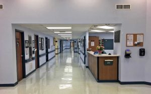Stuart Rehabilitation and Healthcare’s Main Hallway